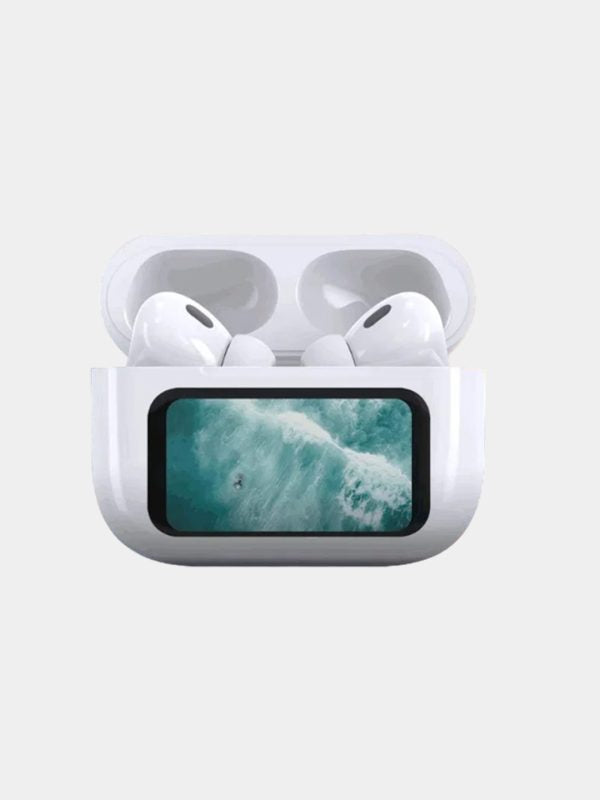 A9 Pro Wireless Earbuds | ANC/ENC Noise Reduction | Touchscreen Display | BT 5.4 | For Android & iOS – Apple-Style Design