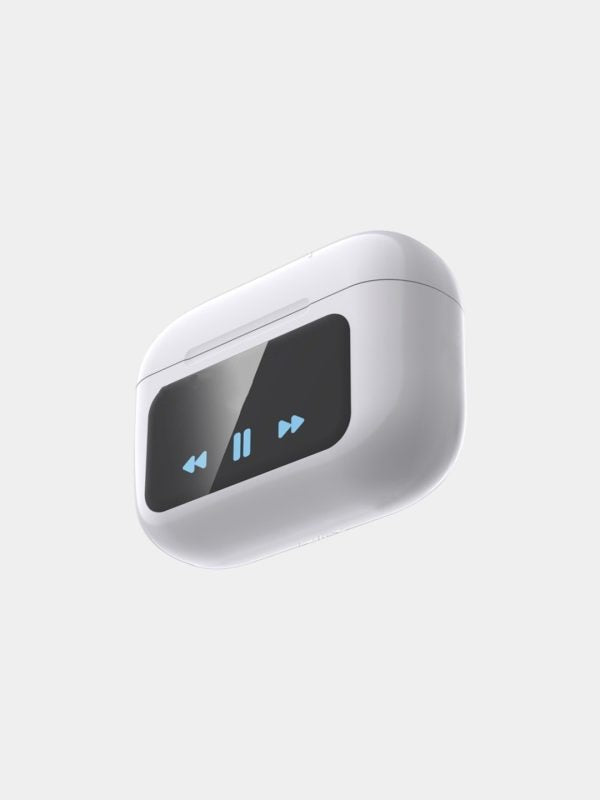 A9 Pro Wireless Earbuds | ANC/ENC Noise Reduction | Touchscreen Display | BT 5.4 | For Android & iOS – Apple-Style Design