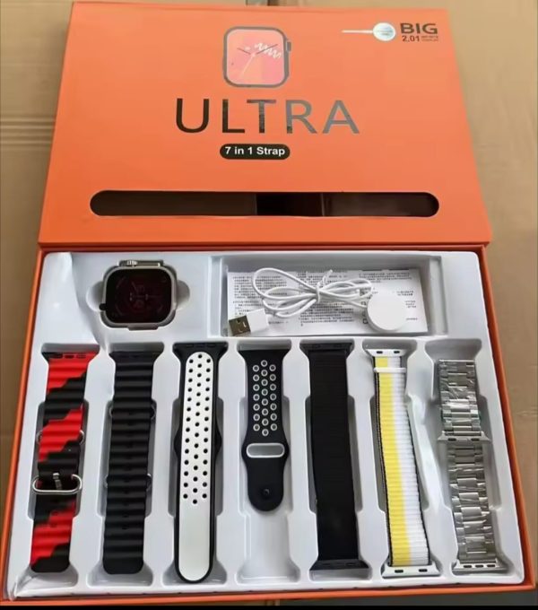 AirPods Pro 2 + Ultra 7-in-1 Smartwatch Combo | Premium Sound, Fitness Tracking, and Effortless Style – The Ultimate Tech Bundle!