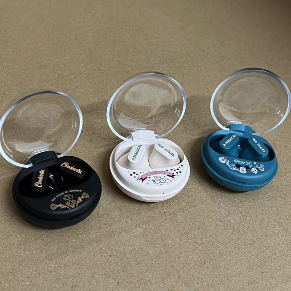 Disney 100th Anniversary Edition | QS-T1 Wireless Bluetooth 5.3 Earbuds – HiFi Stereo Sound, Low Latency, Random Color
