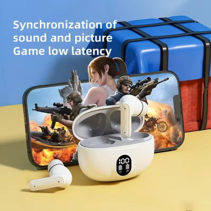 Stereo 895B Wireless Bluetooth Earbuds | Pro In-Ear Headphones with LED Display, Mic & Type-C Fast Charging | Bluetooth 5.3 for Android/iPhone