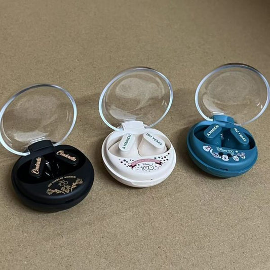 Disney 100th Anniversary Edition | QS-T1 Wireless Bluetooth 5.3 Earbuds – HiFi Stereo Sound, Low Latency, Random Color