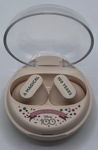 Disney 100th Anniversary Edition | QS-T1 Wireless Bluetooth 5.3 Earbuds – HiFi Stereo Sound, Low Latency, Random Color