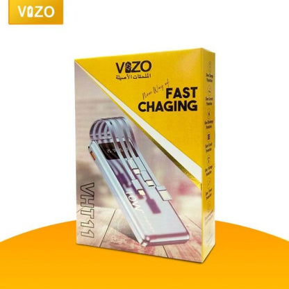 VHT-11 Dual USB Power Bank | 10000mAh – Reliable, Compact & Ready to Charge Anytime, Anywhere