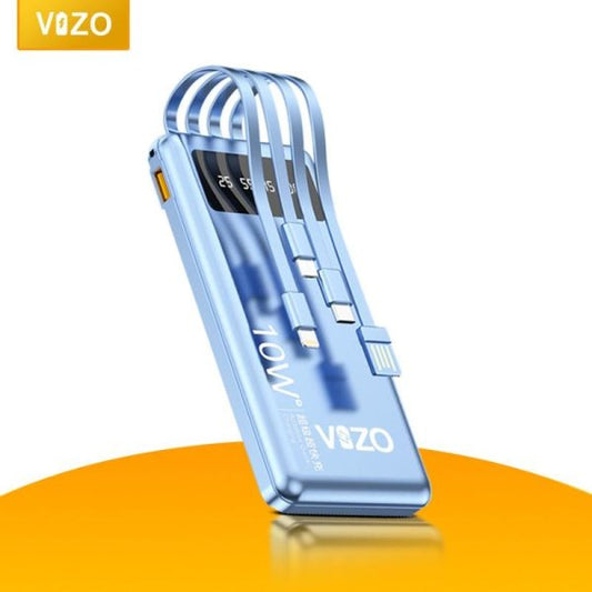 VHT-11 Dual USB Power Bank | 10000mAh – Reliable, Compact & Ready to Charge Anytime, Anywhere